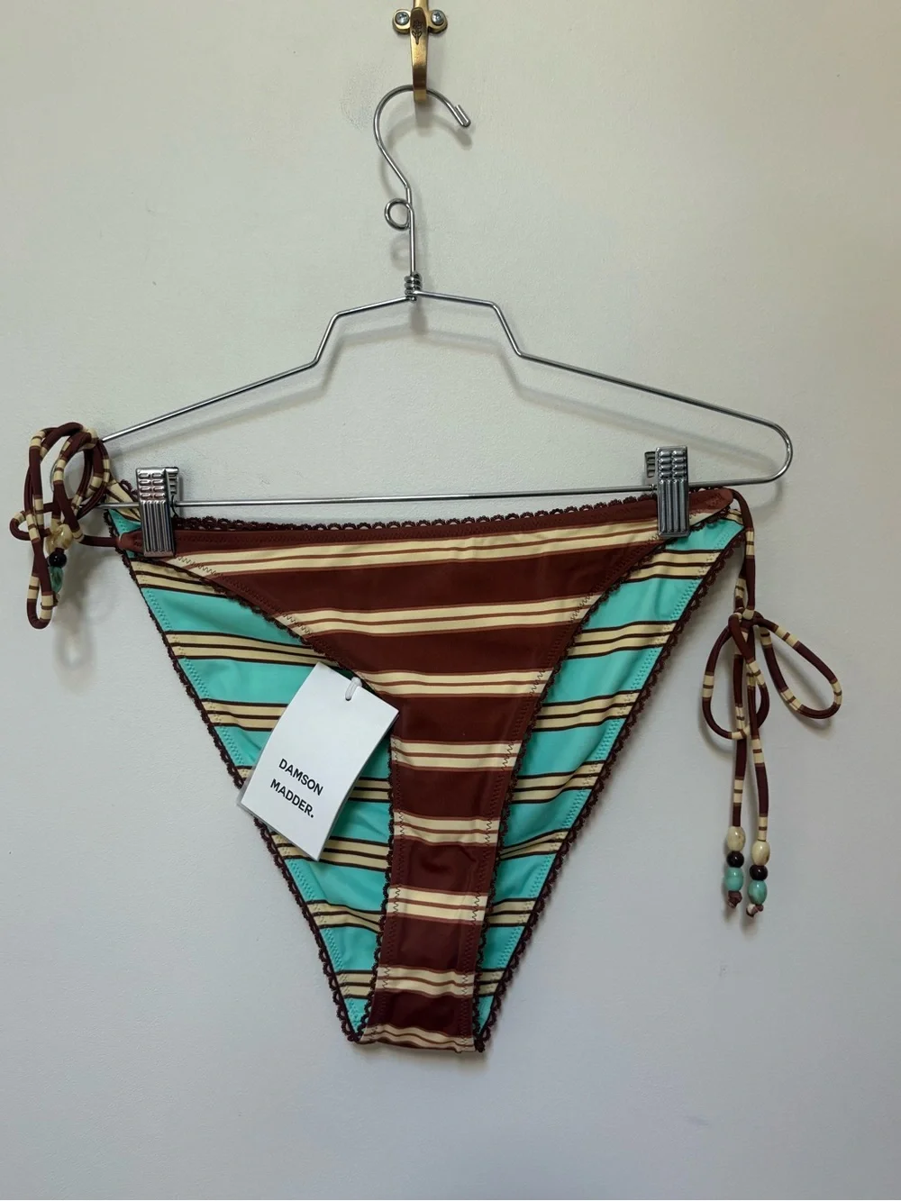 NWT Damson Madder Trudi Reversible Bikini Bottom Size 16 US